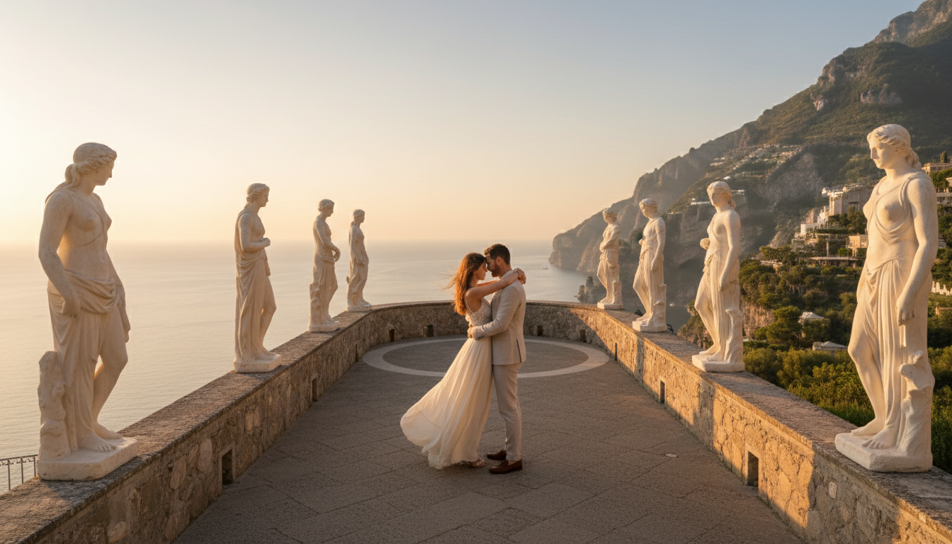 Proposal at Villa Cimbrone, Ravello
