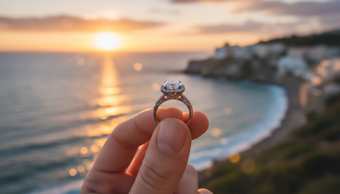 Engagement ring in Sicily