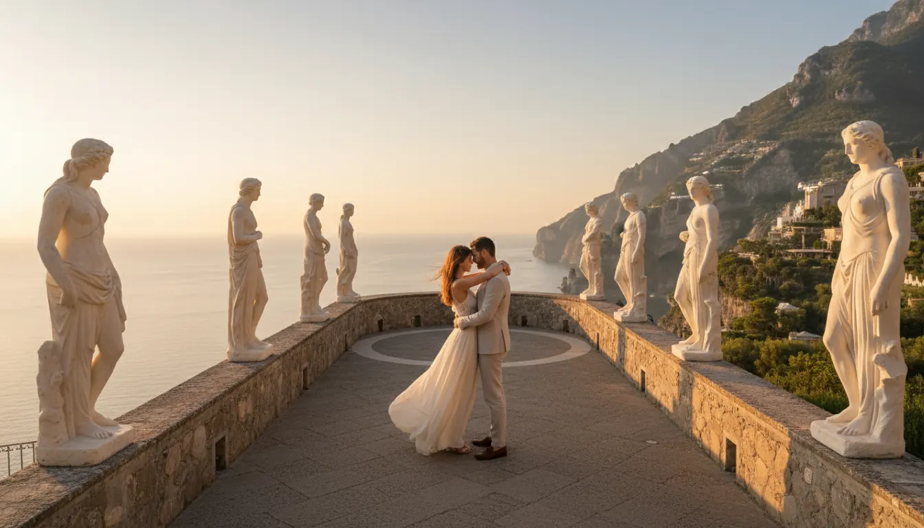 Proposal at Villa Cimbrone, Ravello